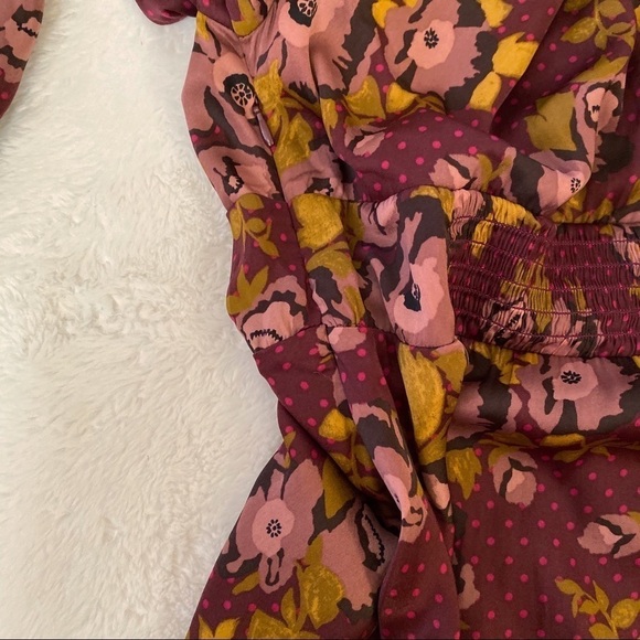 Free People Morning Light Mini Dress Purple floral - Picture 5 of 8